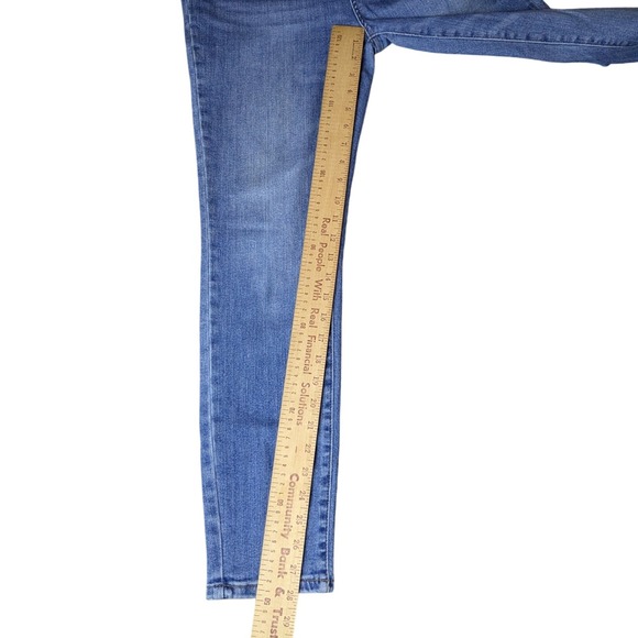 Judy Blue Skinny Fit Stretch Medium Wash Distressed‎ Denim Jeans Juniors 13/31 - Picture 7 of 8